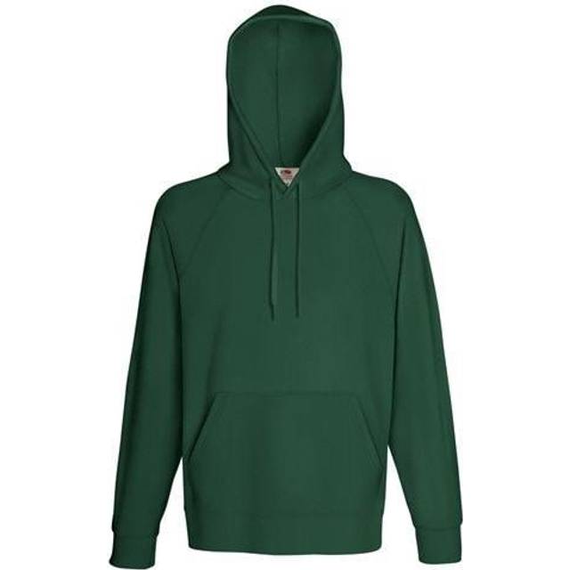 (M, Bottle Green) Fruit Of The Loom Mens Lightweight Hooded Sweatshirt / Hoodie (240 GSM)