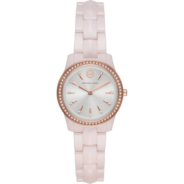 Michael Kors Ladies Runway Ceramic Watch MK6841 - Pink
