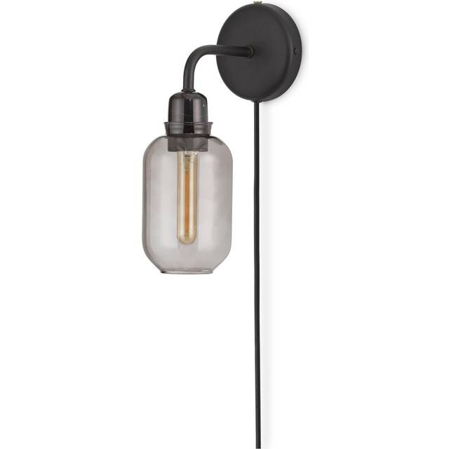 Normann Copenhagen Amp vägglampa Smoke-black - Svart
