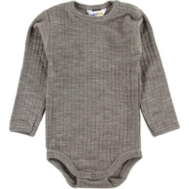 Joha uld langærmet body beige 60