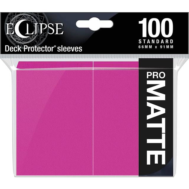 Ultra Pro Eclipse Matte Standard Sleeves (100) - Hot Pink
