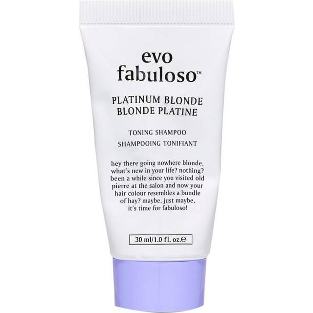 Evo Fabuloso Platinum Blonde Toning Shampoo 30ml