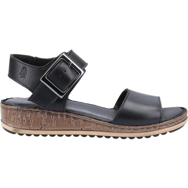 Hush Puppies Ellie Heeled Sandal för kvinnor, Svart, 35 EU