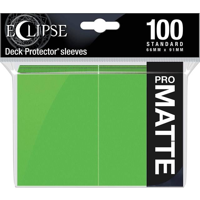 Ultra Pro Eclipse Matte Standard Sleeves (100) - Lime Green