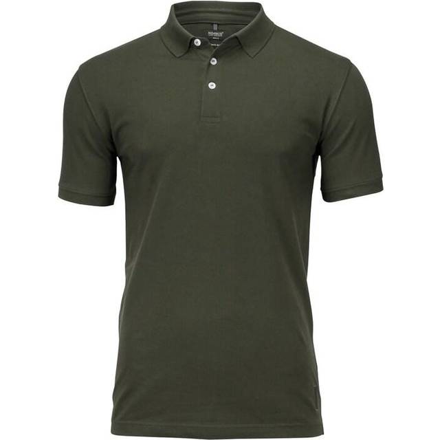 (S, Olive) Nimbus Mens Harvard Stretch Deluxe Polo Shirt
