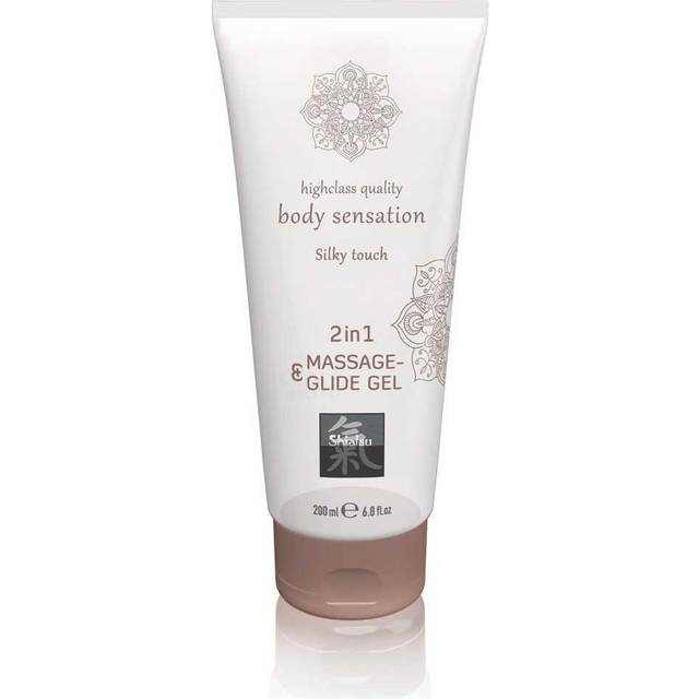 Shiatsu 2 in 1 Massage & Glide Gel Silky Touch 200ml