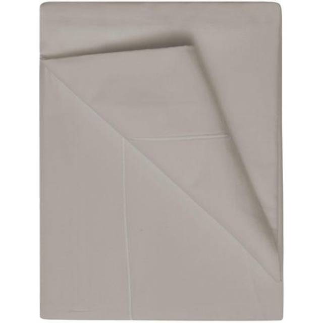(Single, Pewter) Belledorm 400 Thread Count Egyptian Cotton Flat Sheet