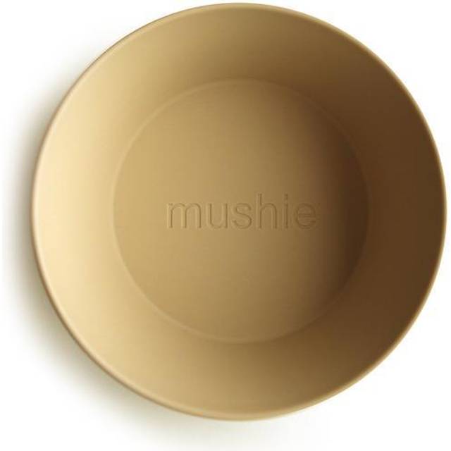 Dinnerware Bowls for Kids | Tableware 1x Set of 2 Bowls | Reusable BPA Free | Dishwasher & Microwave Safe Bowls | Made in Denmark | Round (Woodchuck)