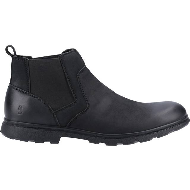 Hush Puppies Herr Tyrone Nappa läderstövlar 7 UK svart