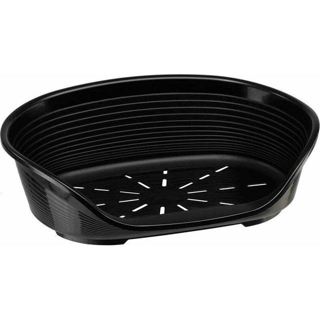 Ferplast Siesta Deluxe hundkorg svart - Stl 4: L 61,5 x B 45 x H 21,5 cm - Svart