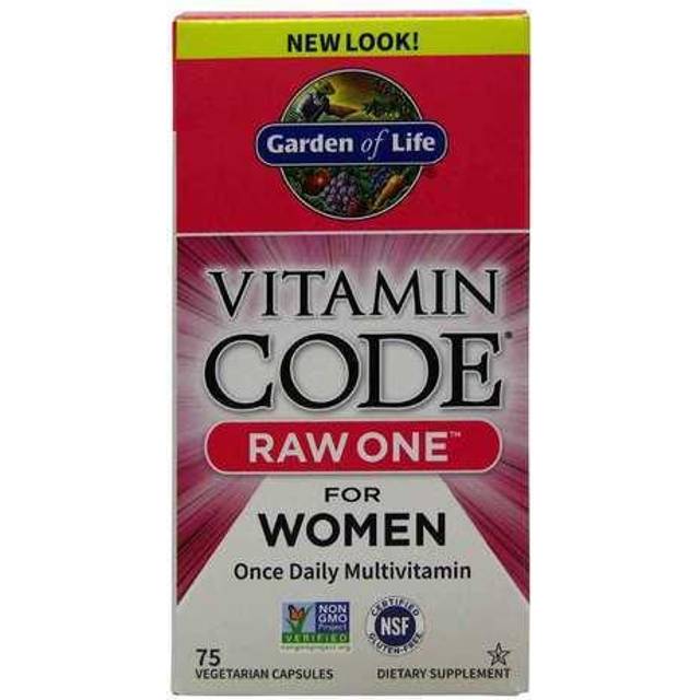 Garden of Life Vitamin Code RAW One Multivitamin for Women 75 Vegetarian Capsules