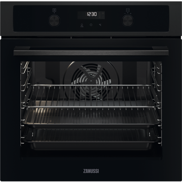 Zanussi ZOHNA7K1 Black Single Oven