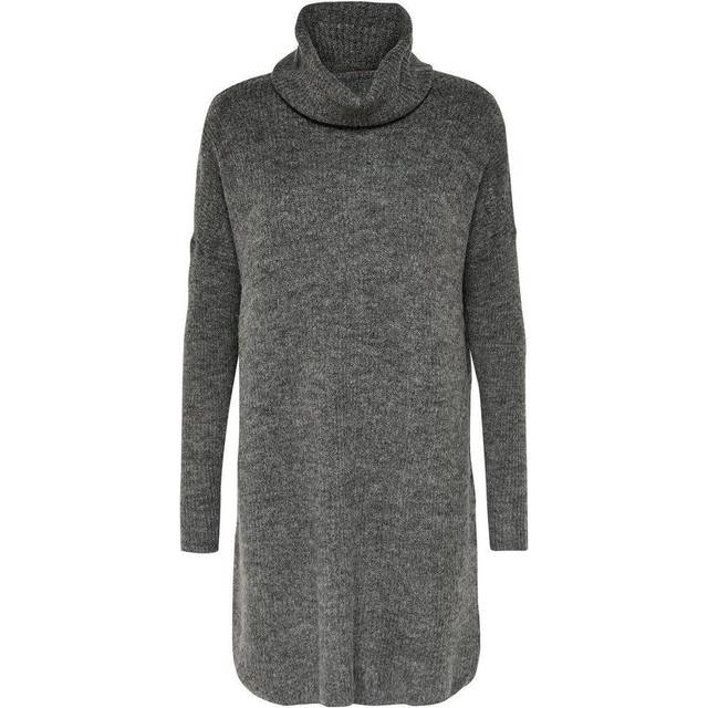 Women's turtleneck dress Only Jana wool - Gris