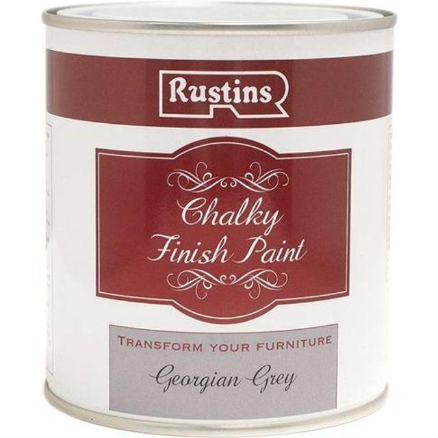 Rustins CHAPG250 Chalky Finish Paint Georgian Grey 250ml