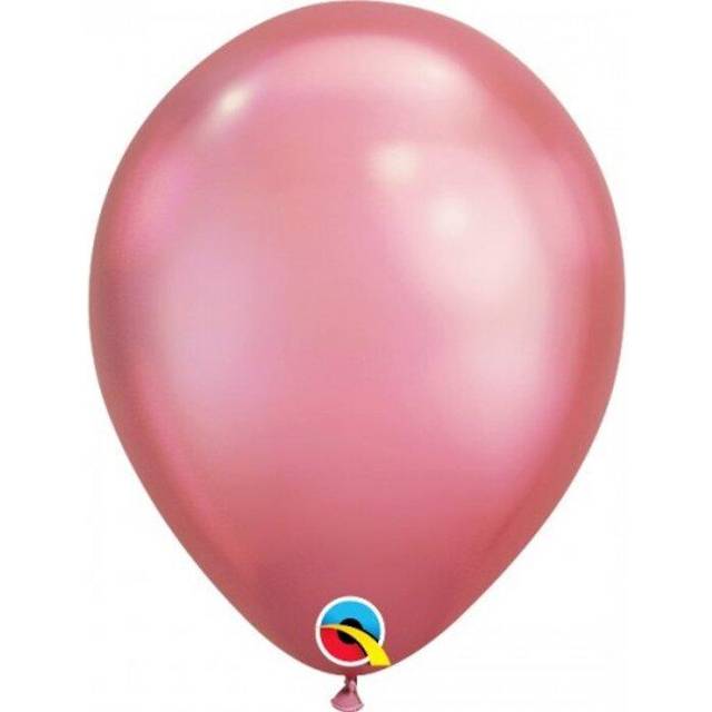 (One Size, Mauve) Qualatex 7 Inch 100 Round Plain Latex Balloons