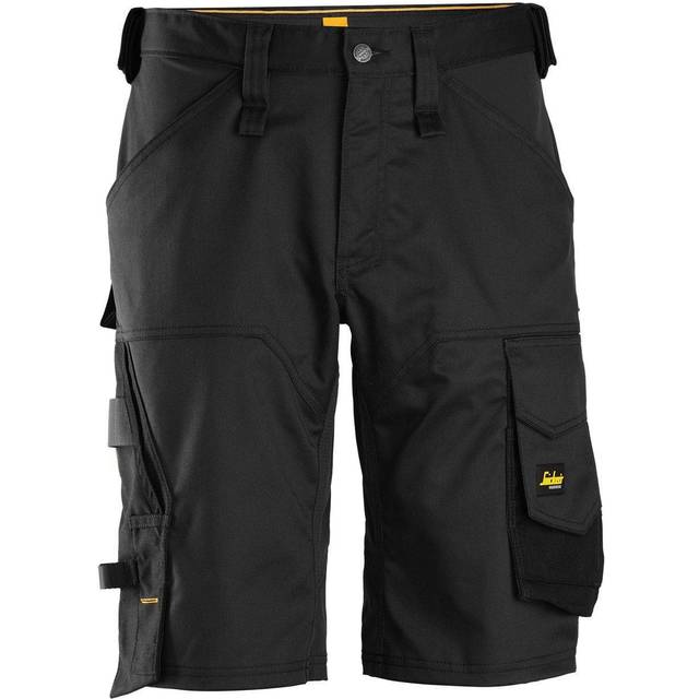 Snickers 6153 AllroundWork Stretch Loose Fit Work Shorts Black Waist: