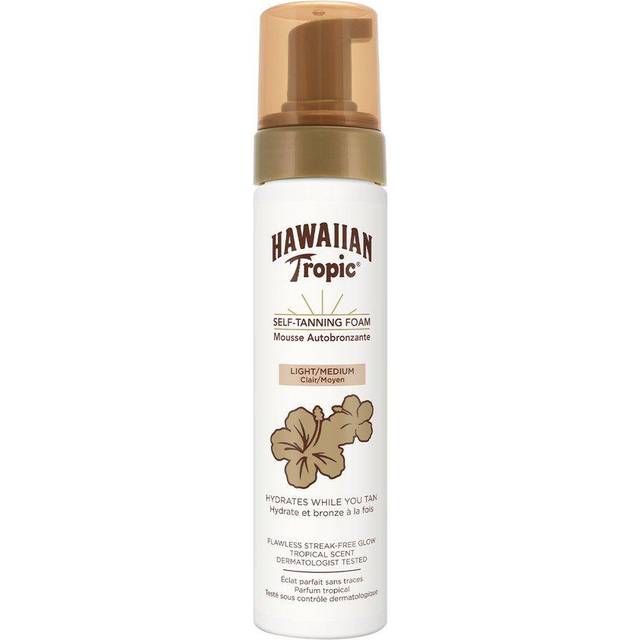HAWAIIAN Tropic självtanande skum ljus/medium, 200 ml