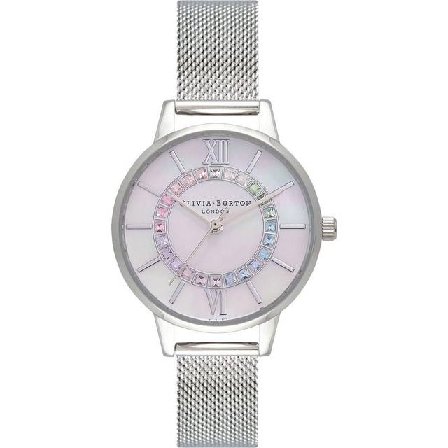 Olivia Burton OB16WD96 Wonderland Rainbow Mesh Bracelet Watch - W28125