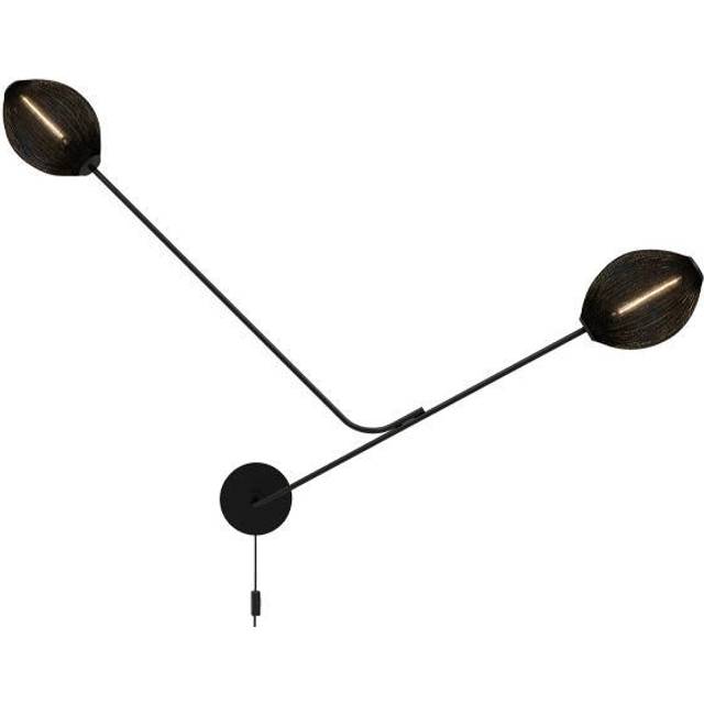 Satellite Wall/Ceiling Lamp, Soft Black
