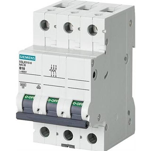 5SL6306-7 - Miniature circuit breaker 3-p C6A 5SL6306-7