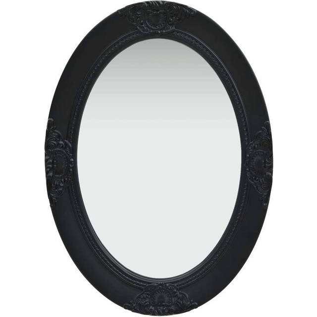 vidaXL Wall Mirror Baroque Style 50x70 cm Black