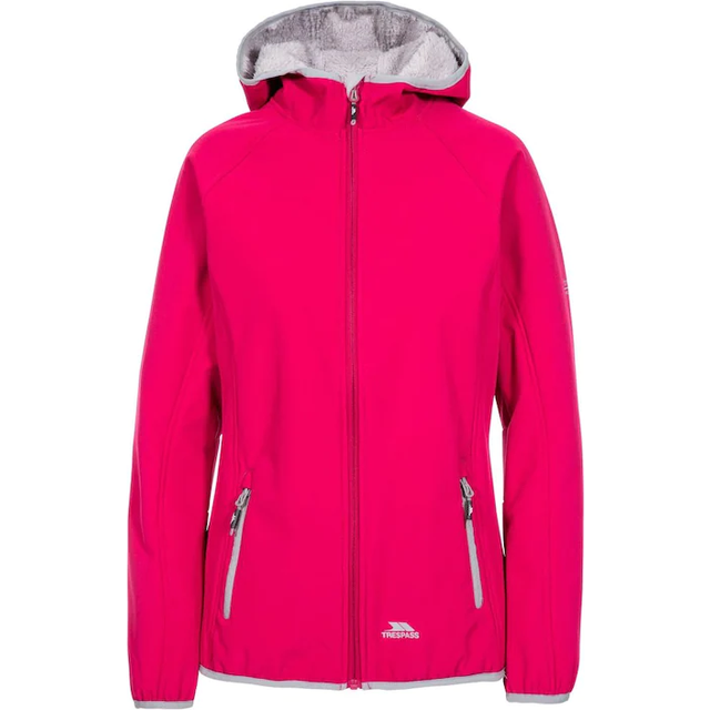 (XXS, Cassis) Trespass Womens Emery Softshell Fleece