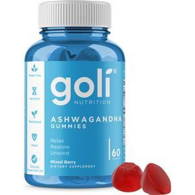 Goli Nutrition Ashwagandha Gummies 60st - Blå/Vit
