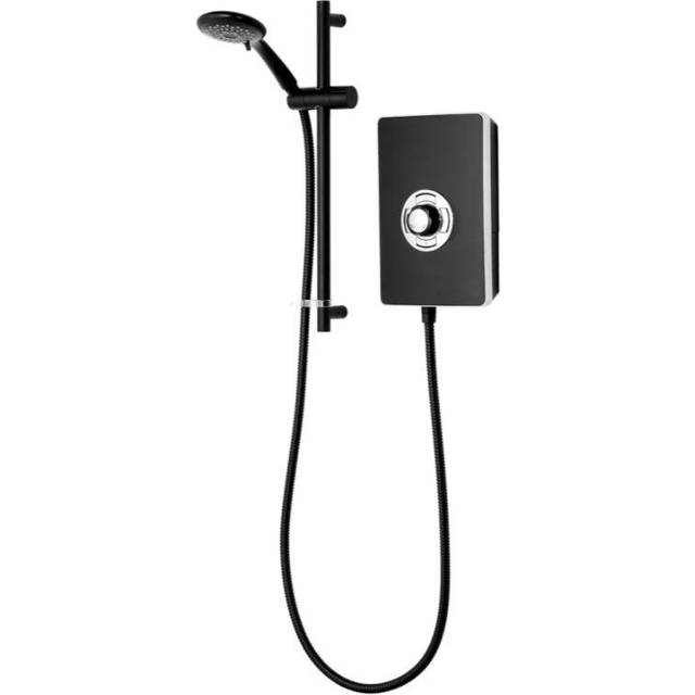 Aspirante Enhance Electric Shower 8.5kW Matte Black 5 Spray Head Modern - Triton
