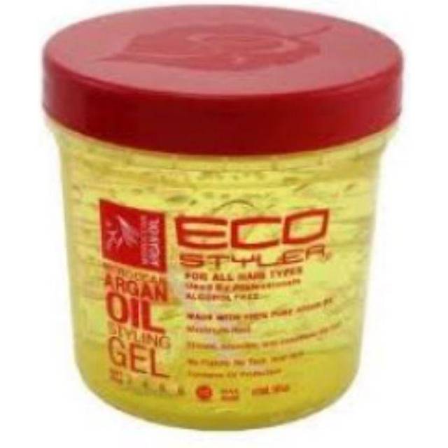 Eco Style Moroccan Argan Oil Styling Gel 473ml - Guide til hvordan du laver en sleek bun - Dinskønhed.dk