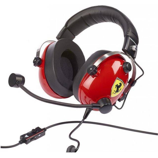 Thrustmasters T.Racing Scuderia Ferrari Edition-DTS -Spelheadset för racingsimulatorer