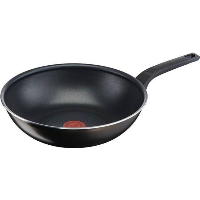Tefal Wokpanna | EJ INDUKTION | 28 cm | Svart | Non-Stick Beläggning | Temperaturindikator Thermo-Signal | Easy Cook & Clean | B55519