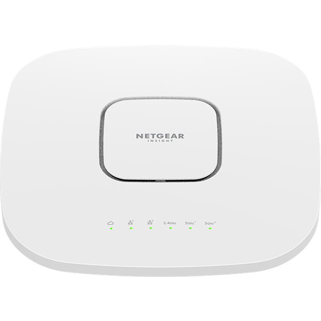 NETGEAR Insight Cloud Managed WiFi 6 AX6000 Tri-band Multi-Gig Access Point (WAX630) 6000 Mbit/s White Power over Ethernet (PoE)