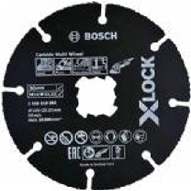 Bosch X Lock Carbide Multi Cutting Disc 115mm 1mm 22mm