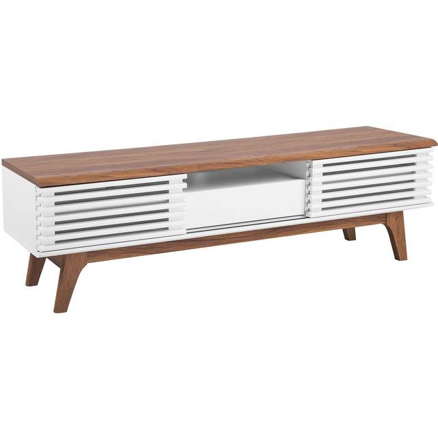 TV Stand DETROIT Brown/ White