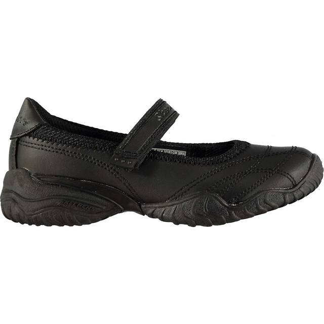 Skechers velocity pouty black girls bts leather