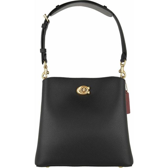 Coach Bucket Bags - Polished Pebble Leather Willow Bucket Bag 21 - black - Bucket Bags for ladies - unisize