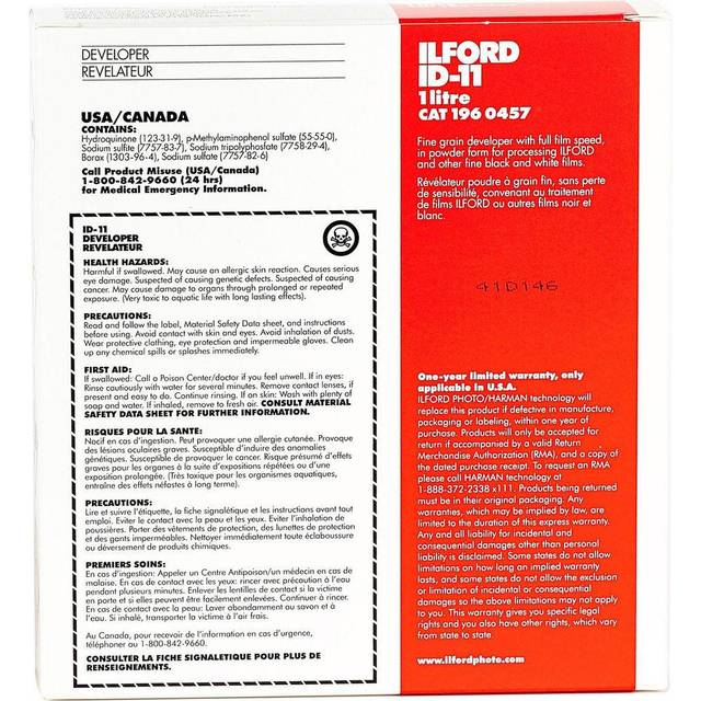 Ilford ID11 Developer 1L