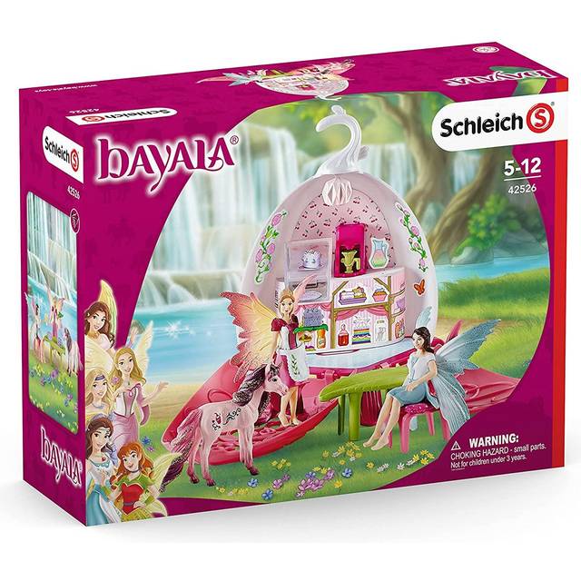 Bayala 42526 Fairy Cafe Blossom - 21-Piece Magical Fairy and Unicorn Figurine Playset with Dollhouse and Enchanted Dollhouse Accessories - Imaginative