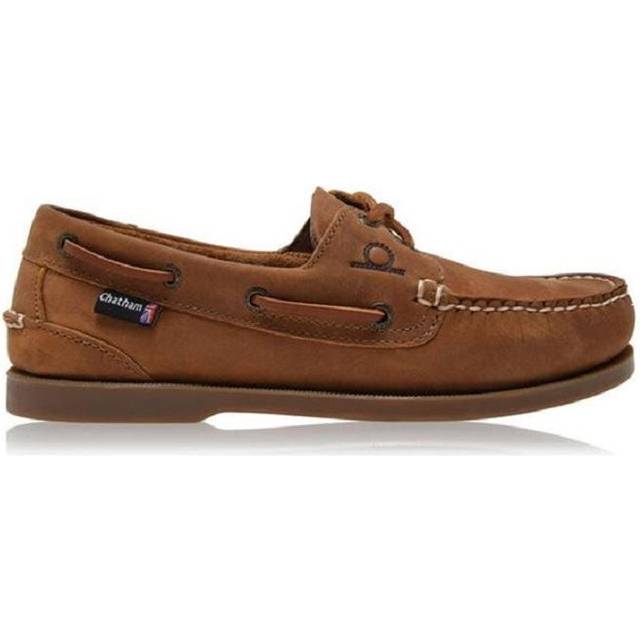 Chatham Men's Deck II G2 Leather Sailing Boat Deck Shoes Walnut - UK 10