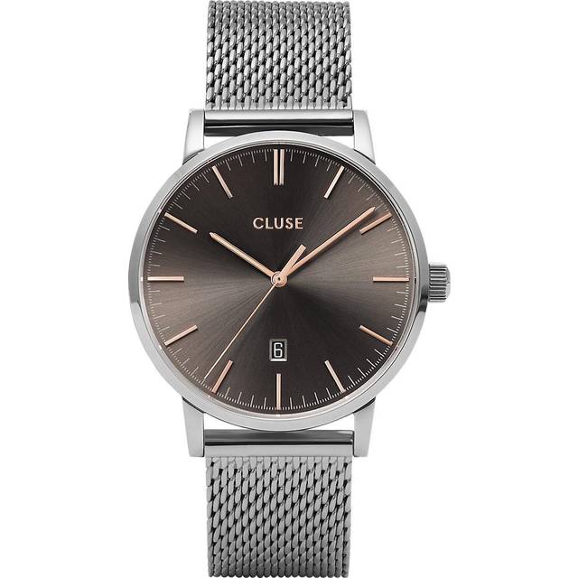 Cluse Aravis Grey Dial Stainless Steel Quartz CW0101501003 Men's Watch