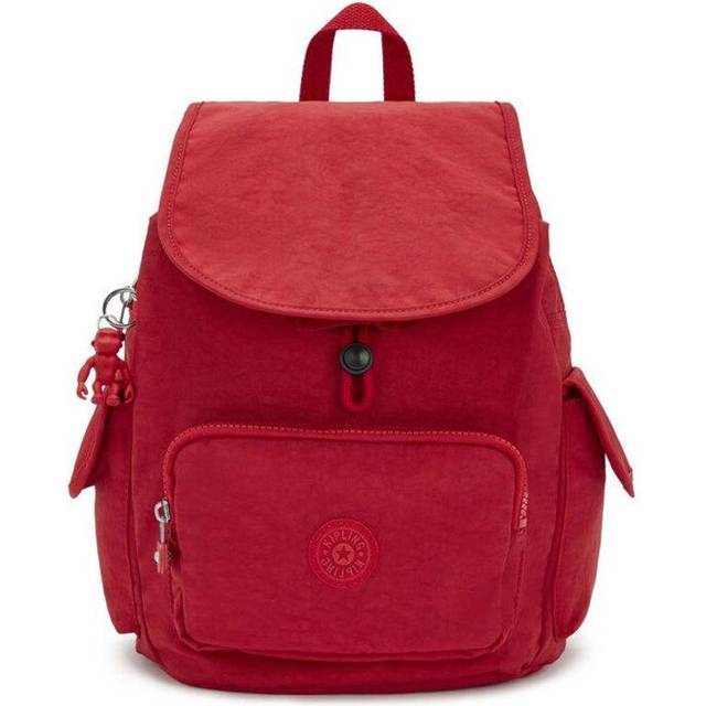 Kipling Backpack City Pack S Red Rouge Small Woman 100% Polyamide