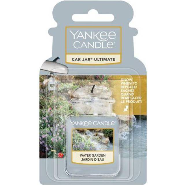 Set of 2 yankee candle ultimate car freshener water garden mini jar scent