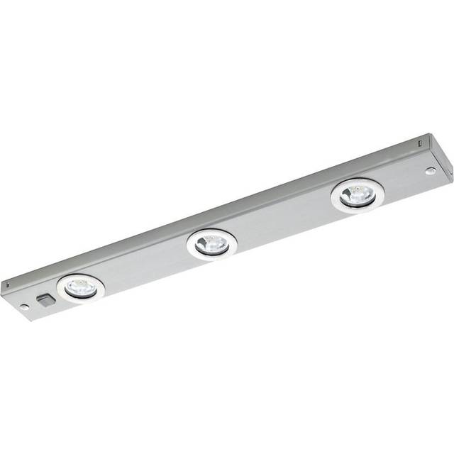 EGLO LΕD underskåpsbelysning Kob LED, kökslampa med vippbrytare, i metall i vitt, LΕD-kökslampa varmvitt
