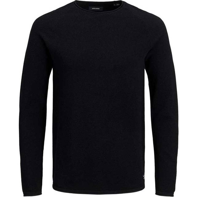 Round neck sweater Jack & Jones Hill - Noir - L