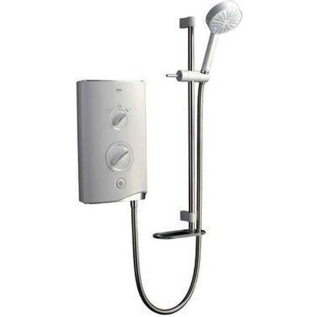Mira Sport 9.8kW Multi-fit Chrome &amp; White Electric Shower 1.1746.0
