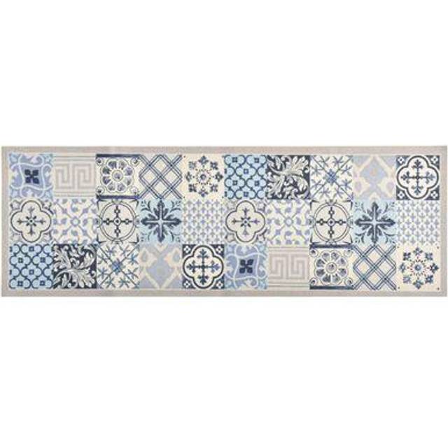 vidaXL Köksmatta maskintvättbar mosaik 45x150 cm