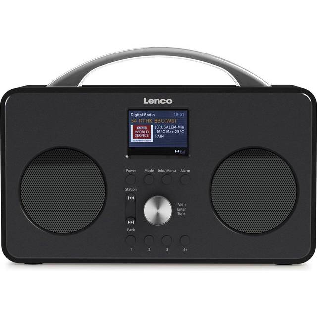 Lenco PIR-645BK internetradio med FM/DAB+, svart