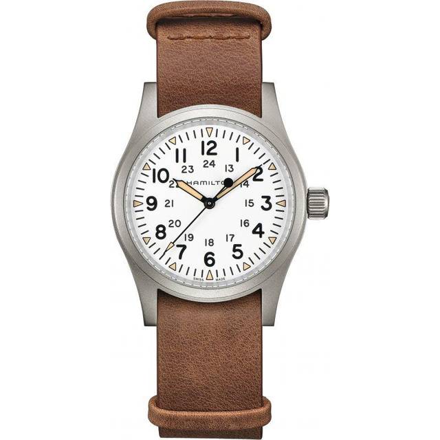 Hamilton Khaki Field White Dial Automatic H69439511 Mens Watch white