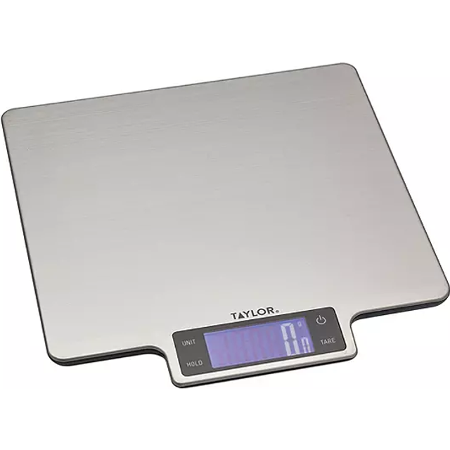 Large Platform Digital Dual 10Kg Kitchen Scale - Silver - One Size