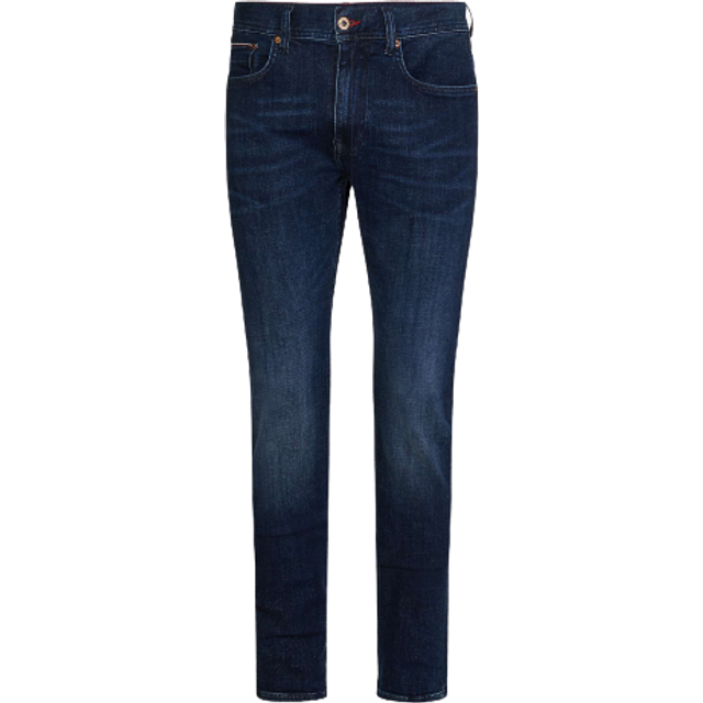 Tommy Hilfiger Slim Fit Bleecker Power Stretch Bridger Jeans - Indigo, Indigo, Size 32, Length Regular, Men -  length REGULAR,32